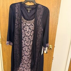 (NWT) R&M Richards 2-Piece Dress (18W)